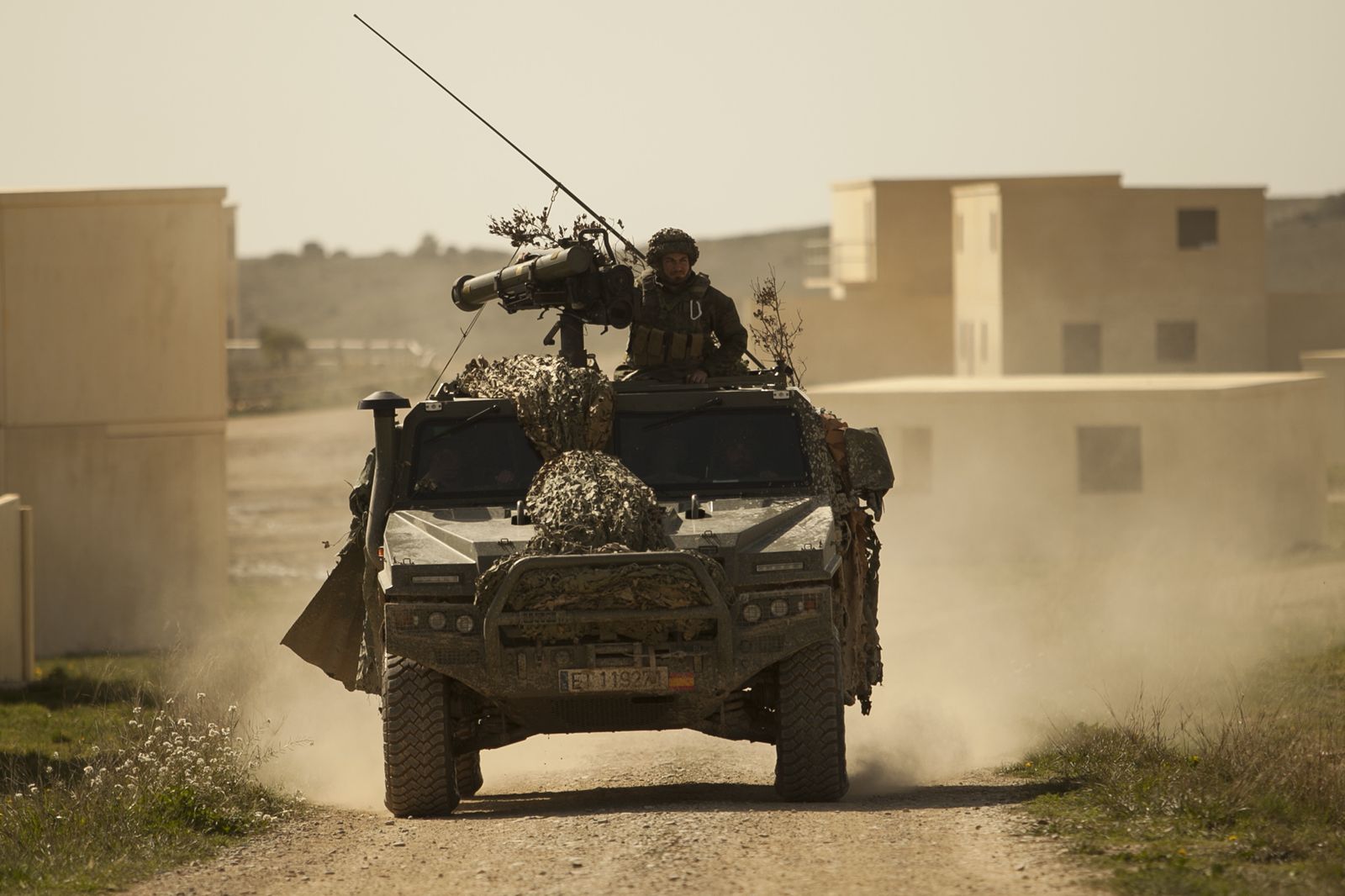 De maniobras con la Legión