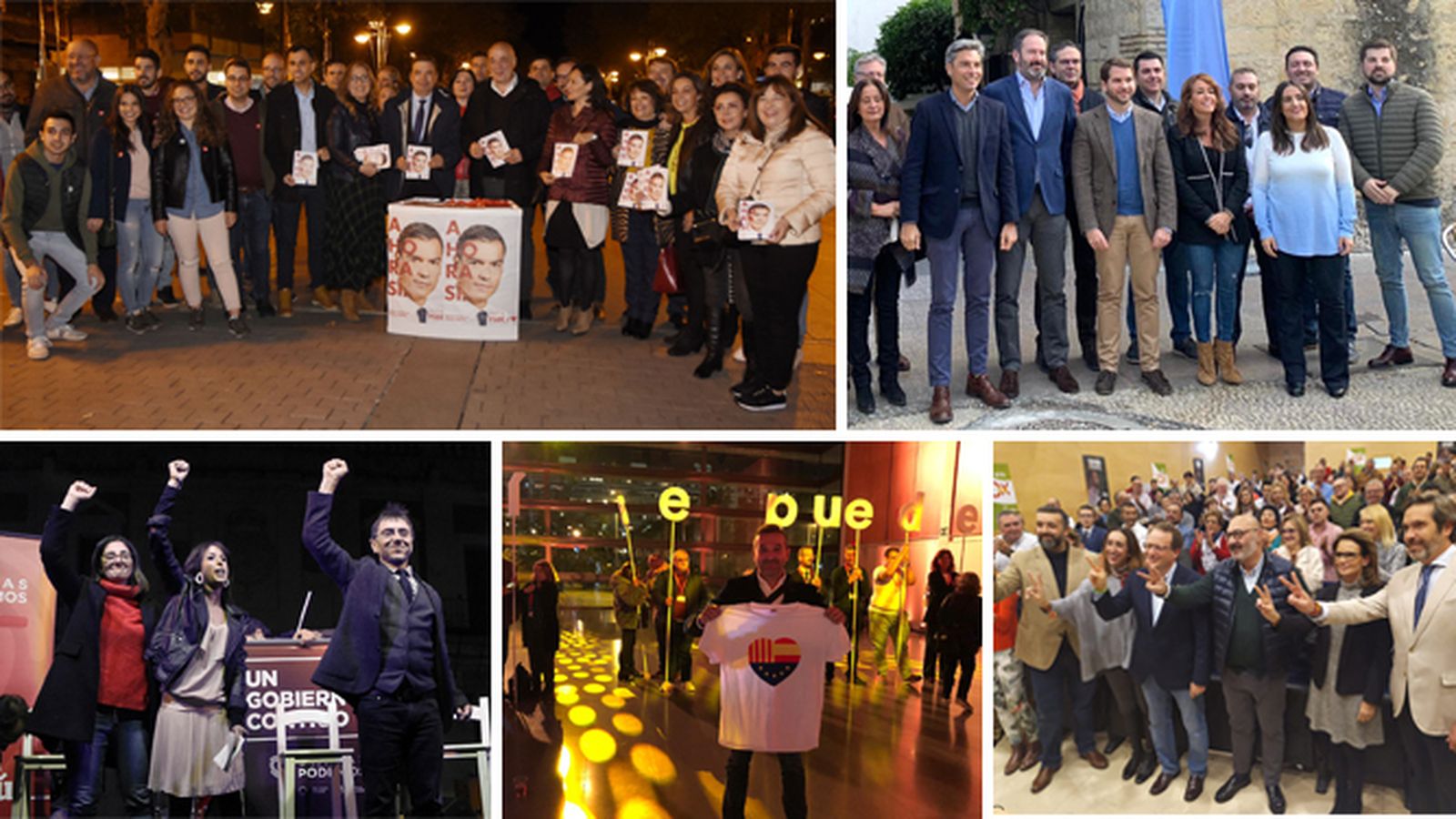 Imágenes del cierre de campaña en Córdoba.