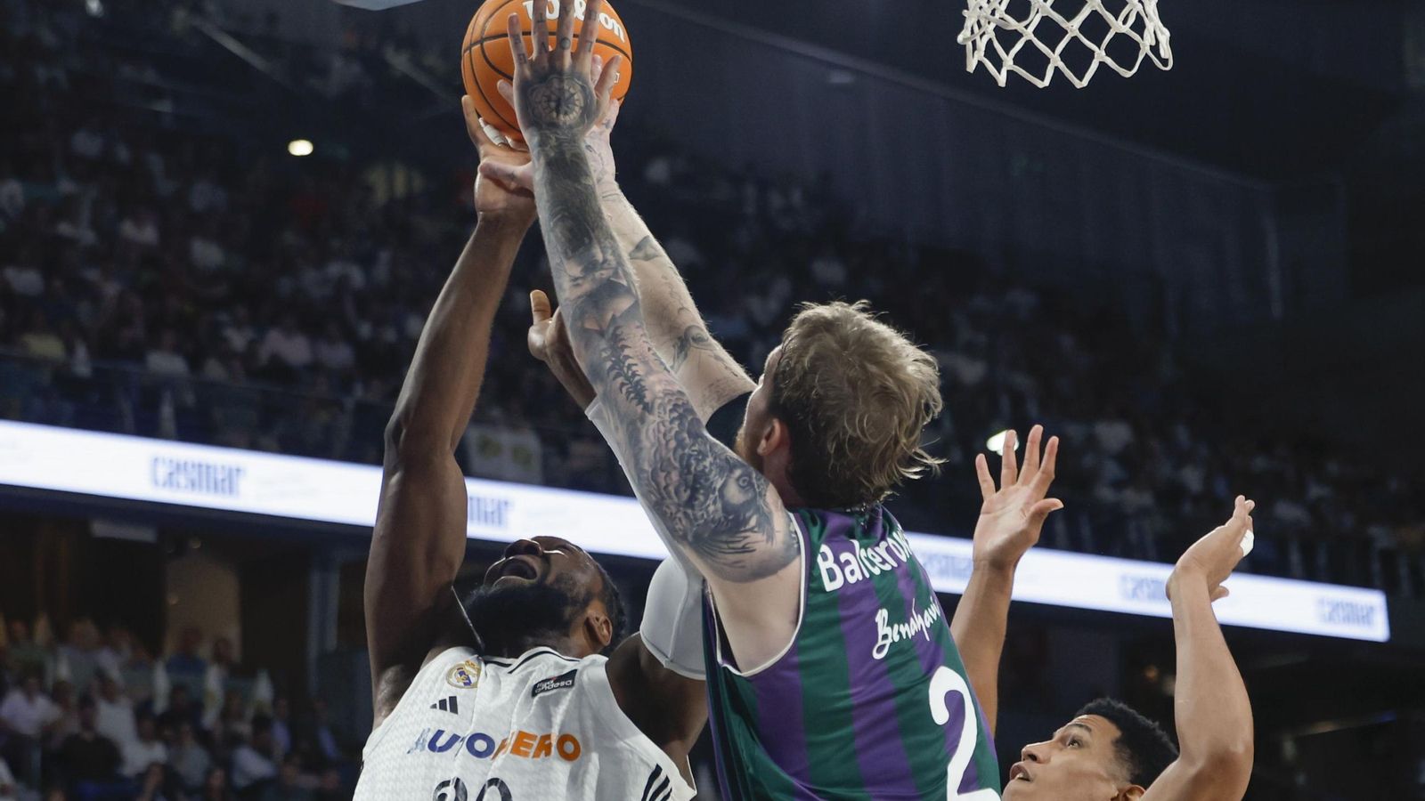 El Real Madrid-Unicaja, en fotos