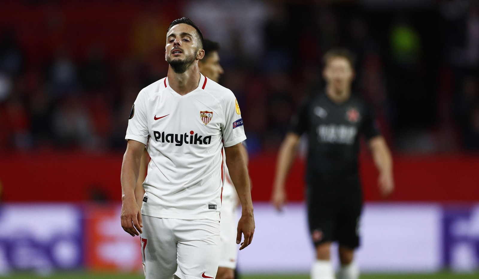 Las imágenes del Sevilla FC - Slavia de Praga