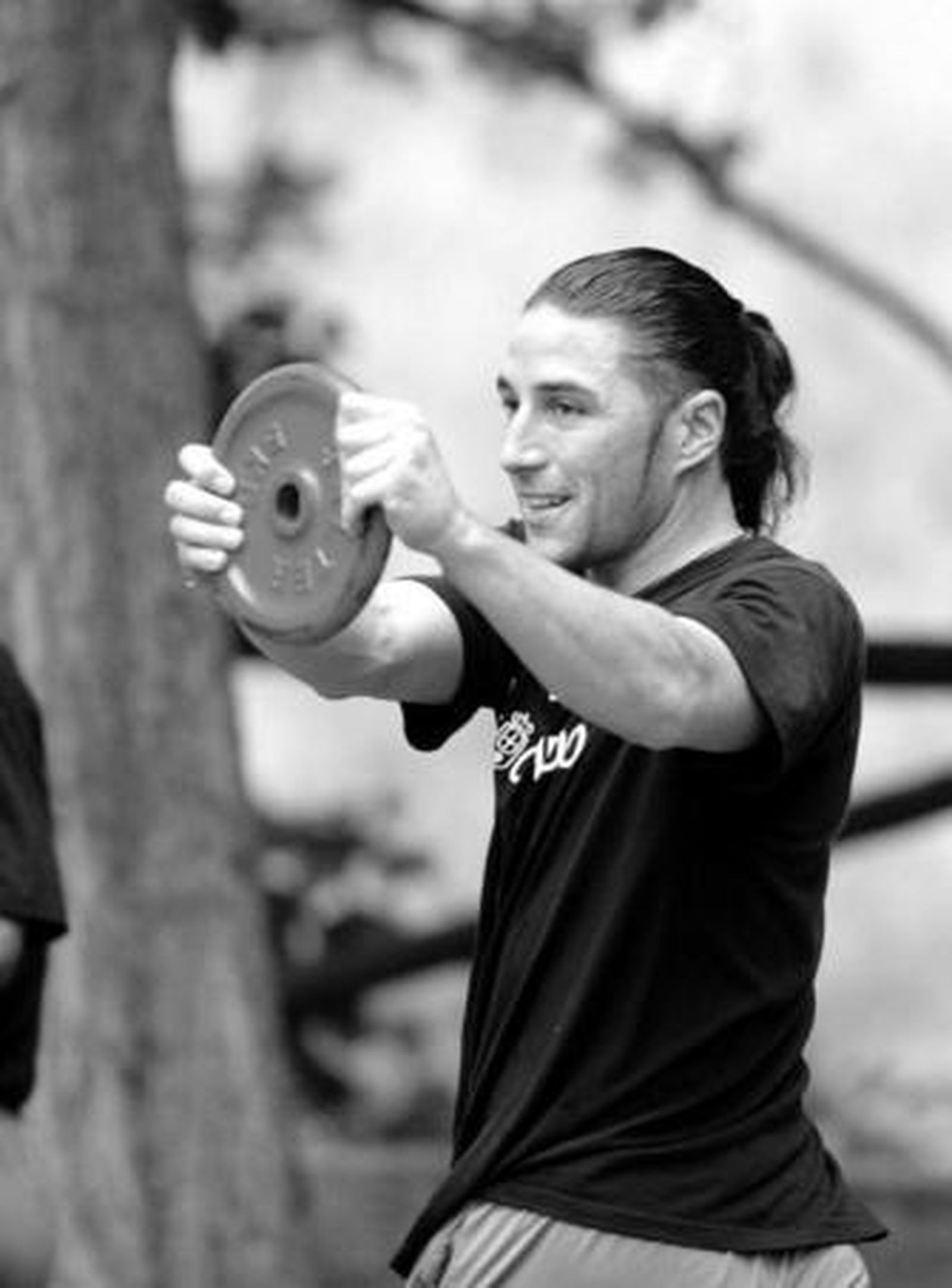 Patiño, en un entrenamiento del Oviedo.