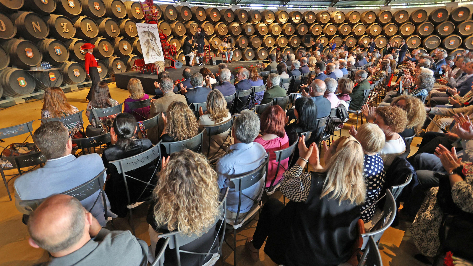 Presentación del cartel de la Feria del Caballo de Jerez 2024 en Bodegas González Byass