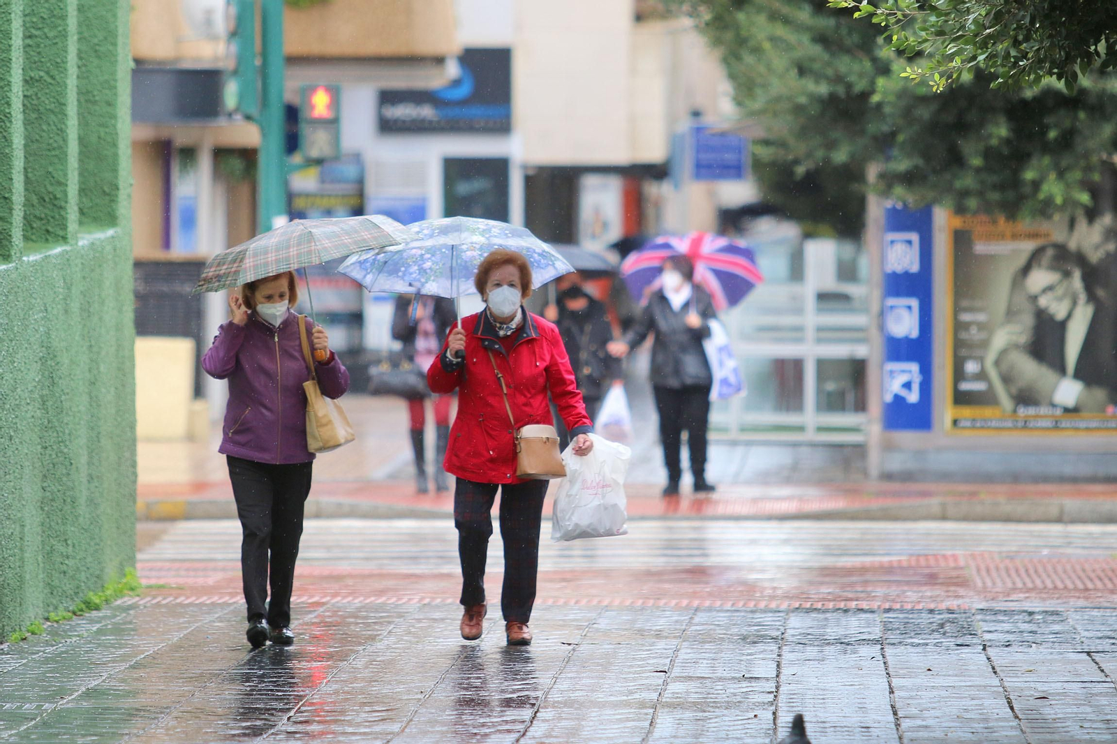 Fin de semana lluvioso.