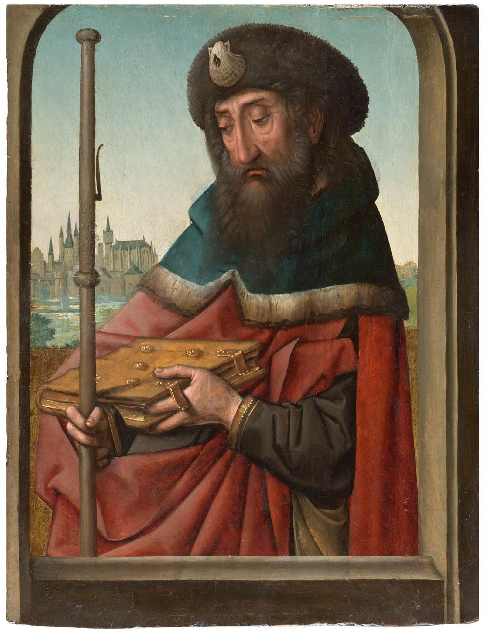 'Santiago Peregrino' de Juan de Flandes.
