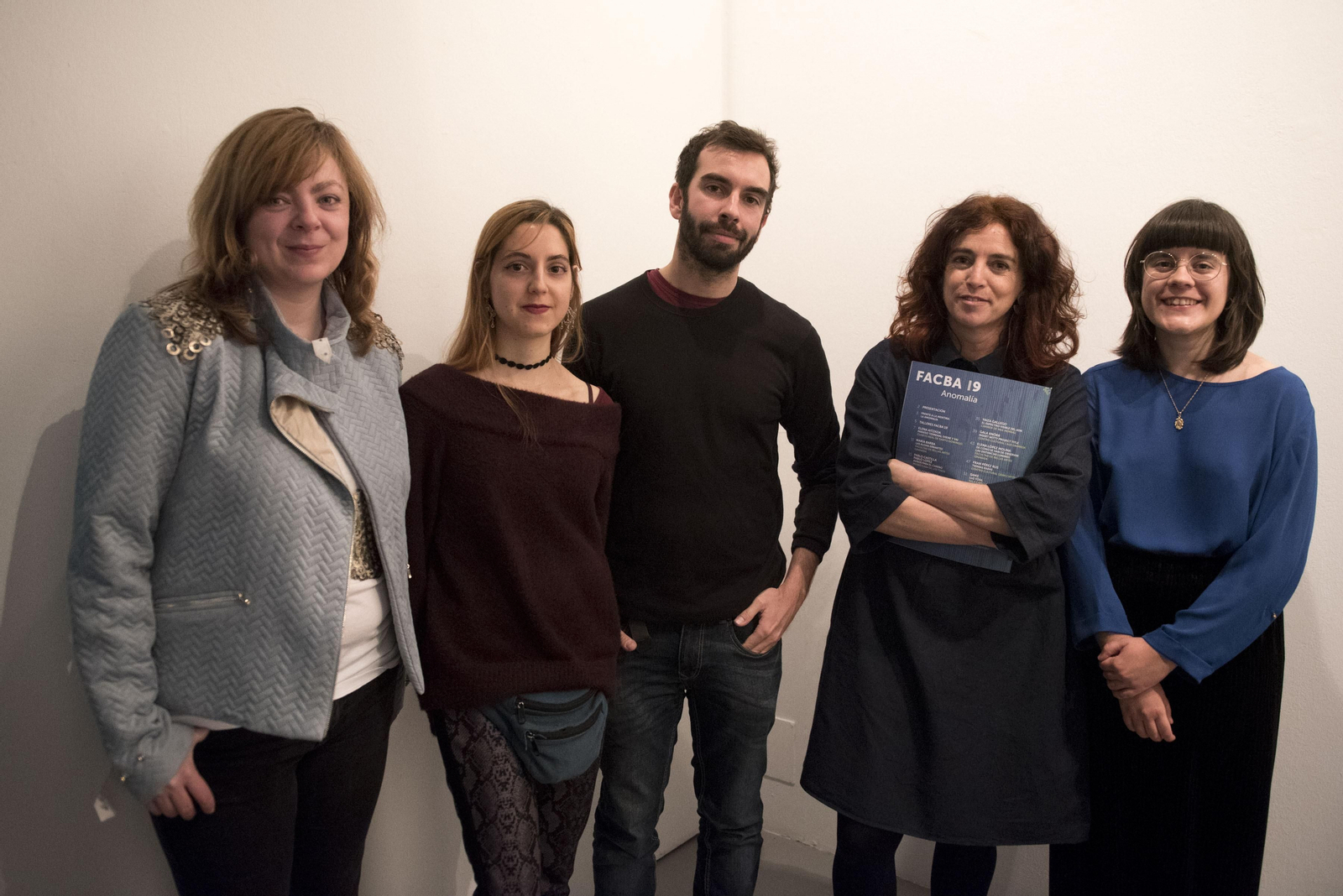 Marina Vargas, Elena López Molina, Pablo López, Marisa Mancilla y María Barba.