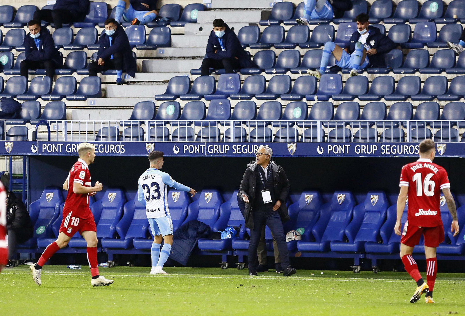 Las fotos de Sergio Pellicer en el Málaga