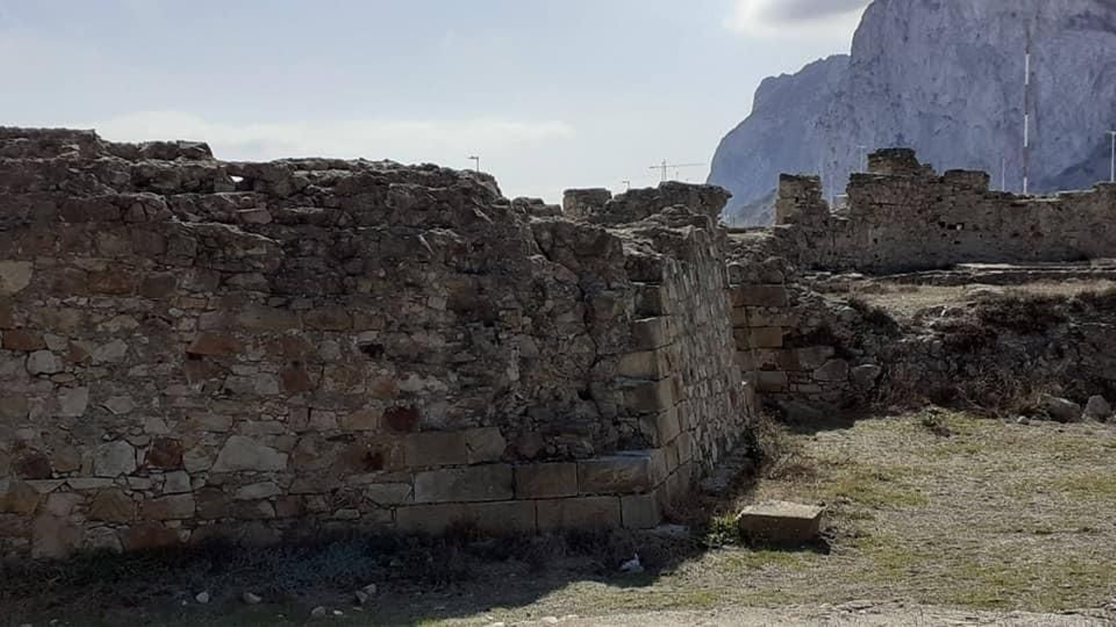 Ruinas del Fuerte de Santa Bárbara.