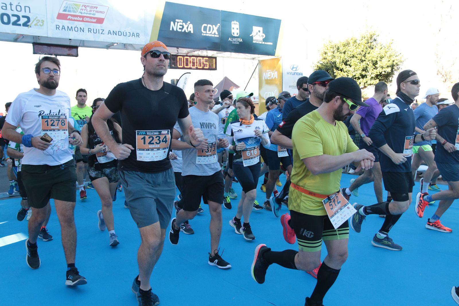 Las imágenes del Medio Maratón de Almería 2022-23