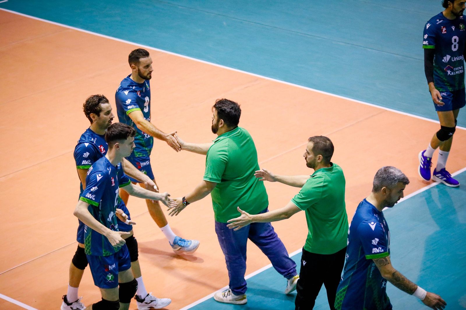 Las imágenes del Unicaja Costa de Almería-Leleman Conqueridor, primer partido del play off por el título de Superliga en Almería