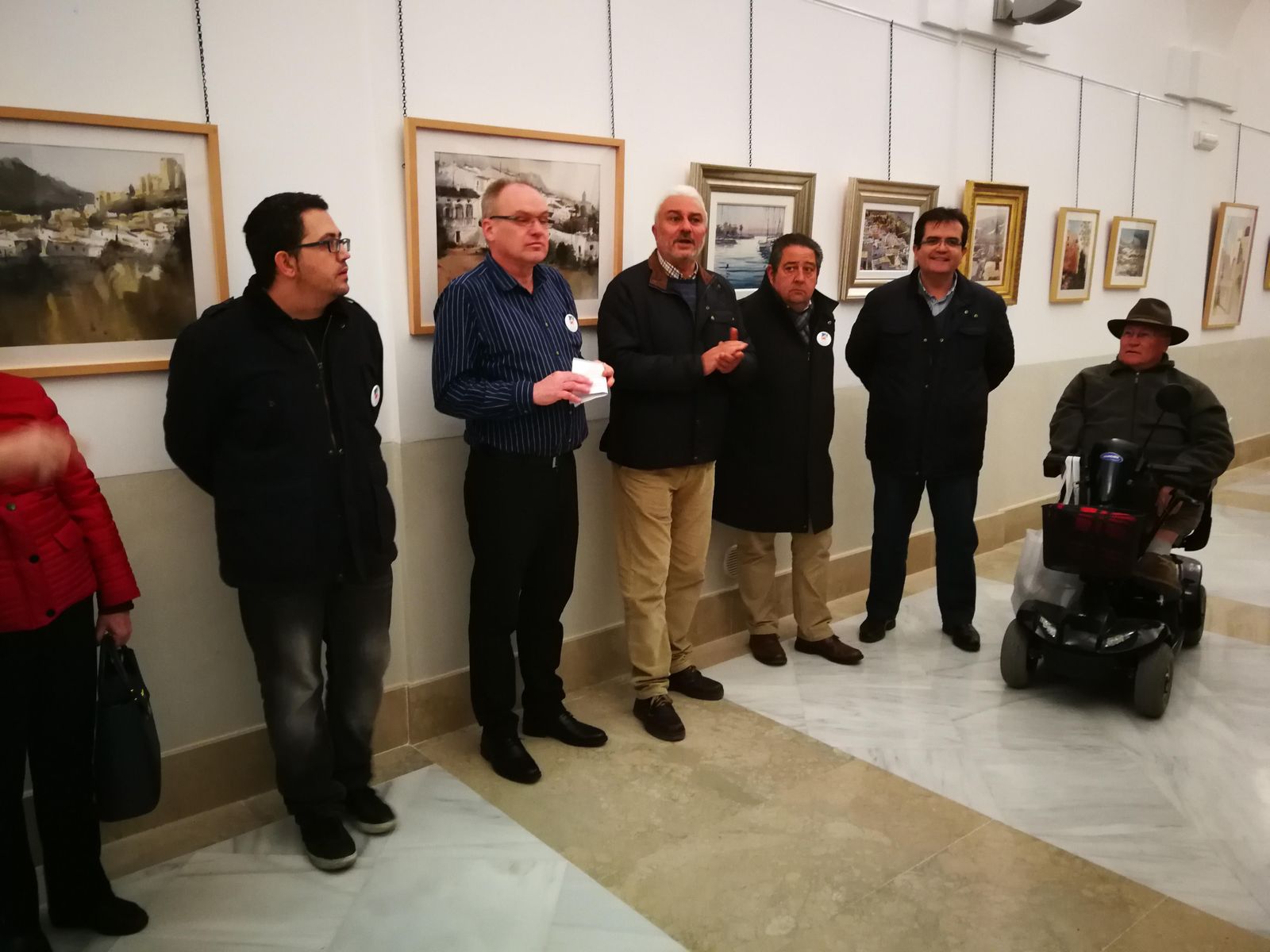 Acto de apertura del Encuentro con la presencia de Antonio J. Rodríguez, Antonio Cabrera y Dietmar Roth.