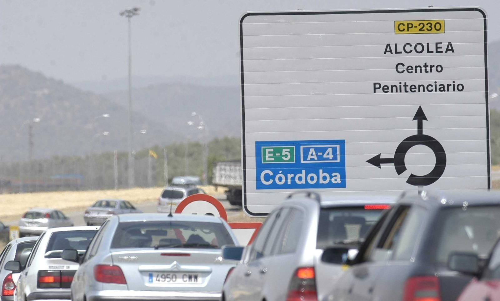 Carretera N-IV en Alcolea, Córdoba.