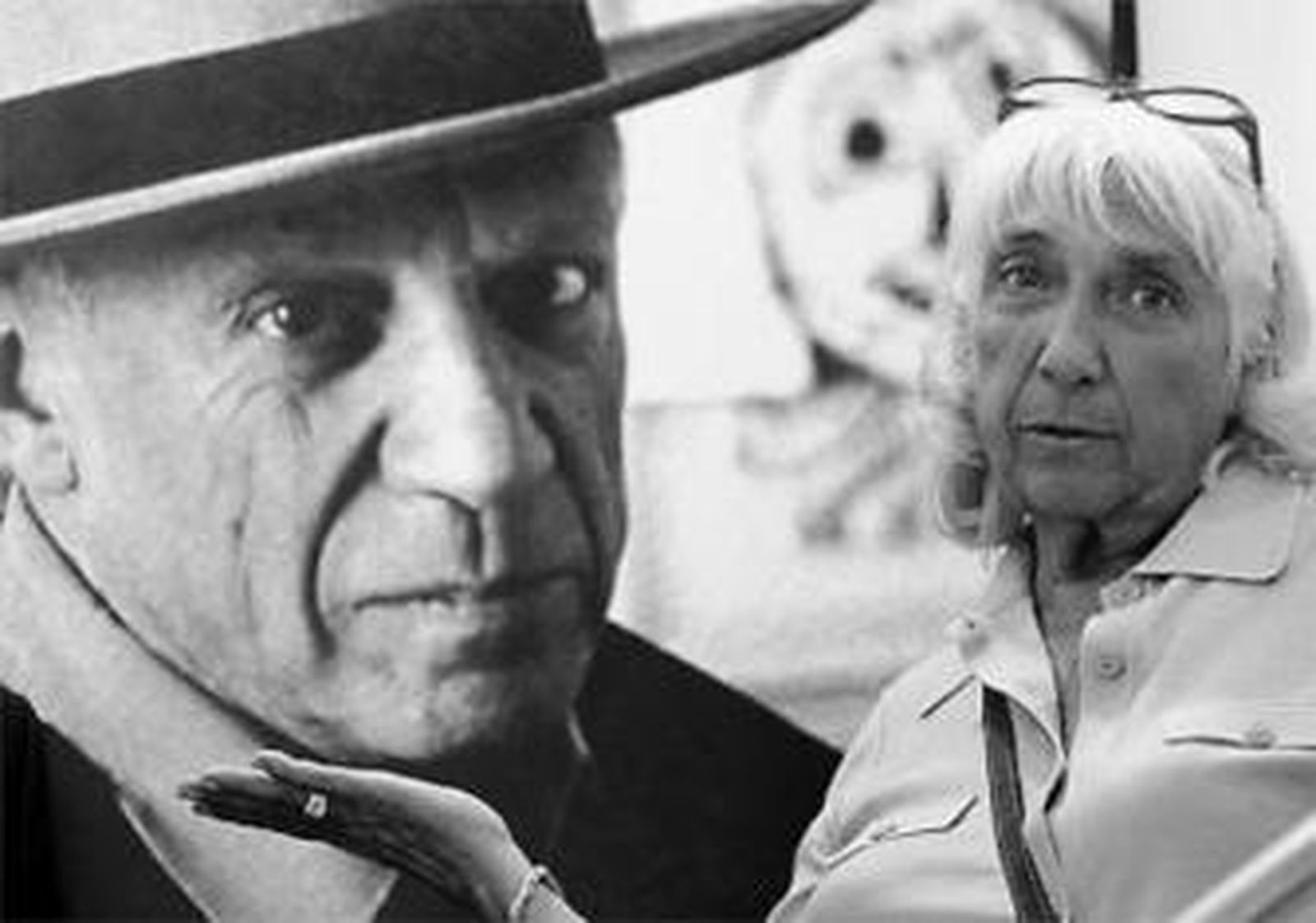 Maya Picasso, ayer, en la Casa Natal.