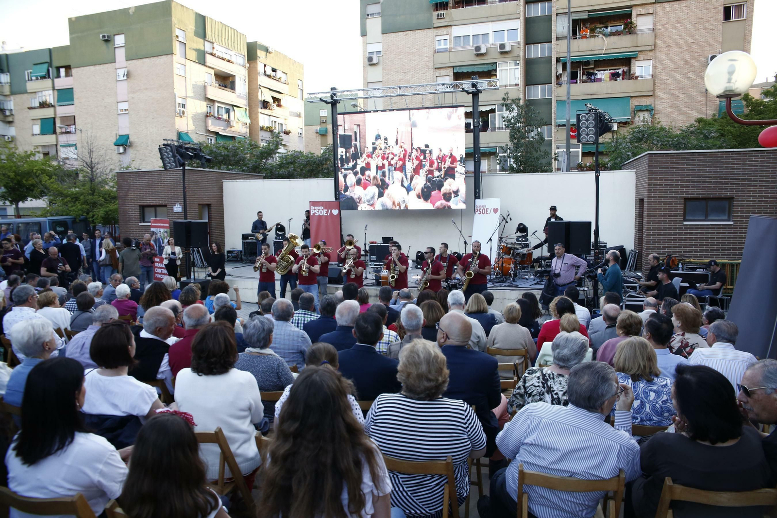 Las imágenes del inicio de la campaña del PSOE Las imágenes del inicio de la campaña del PSOE