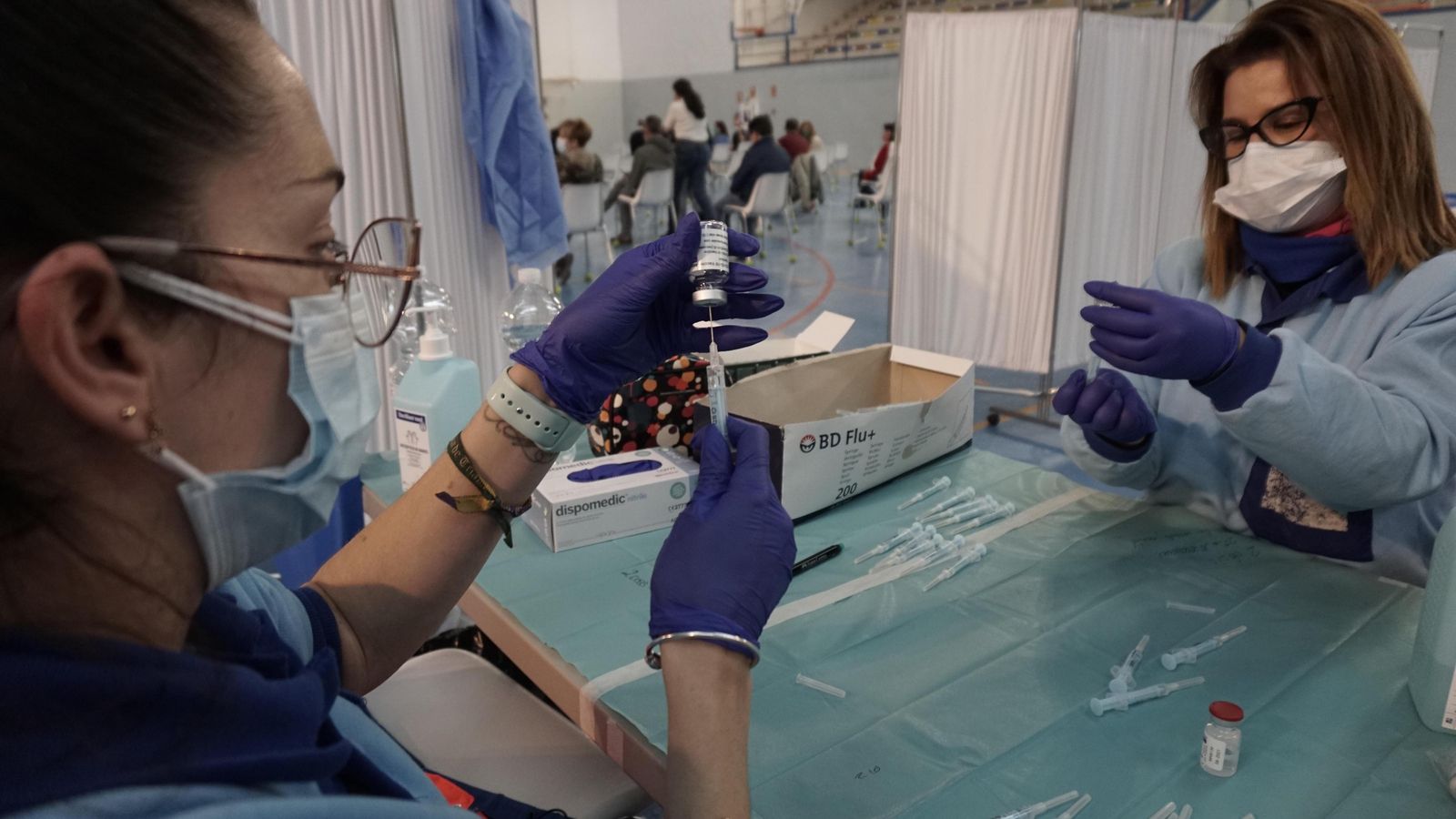 Vacunación con Astrazeneca