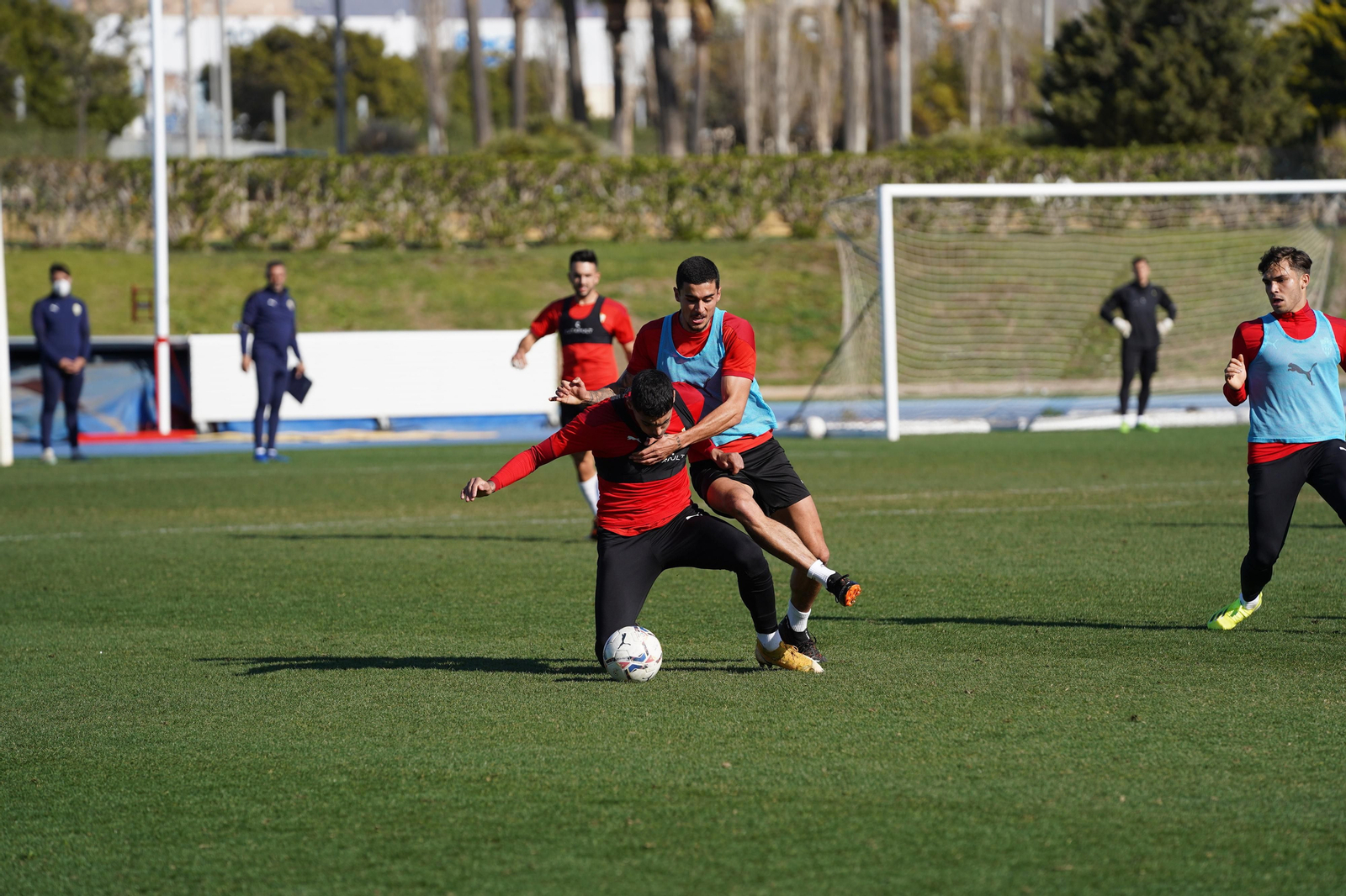 Entrenamiento del Almería, jueves 21