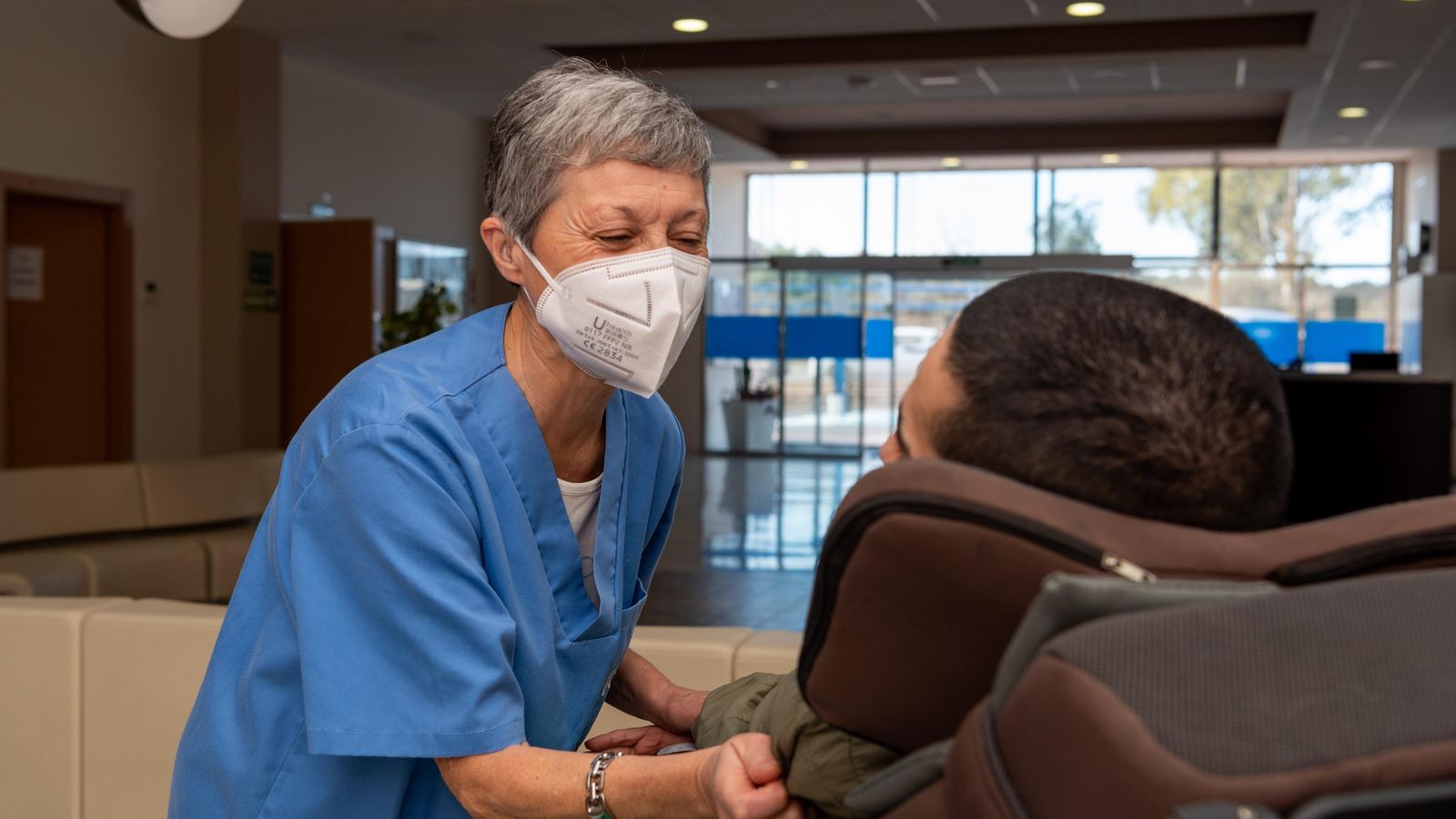María Jesús Rodríguez trabaja en la residencia de la FAAM