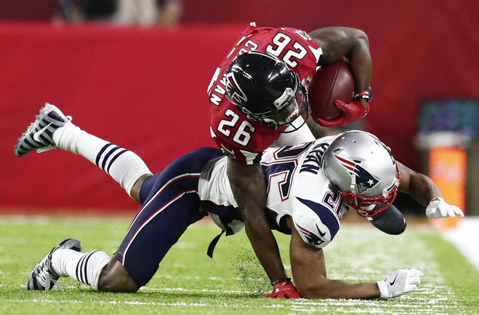 La final de la Super Bowl entre los Patriots y los Falcons