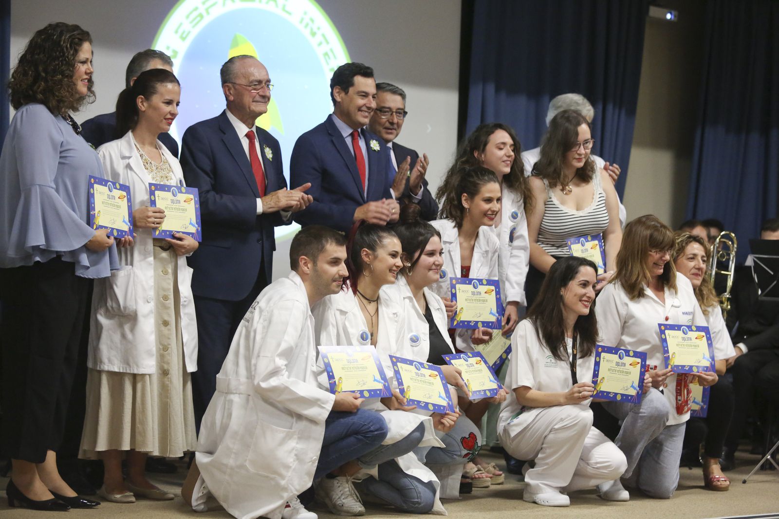 Las fotos de la presentación de la nave espacial de la Asociación contra el Cáncer en Málaga
