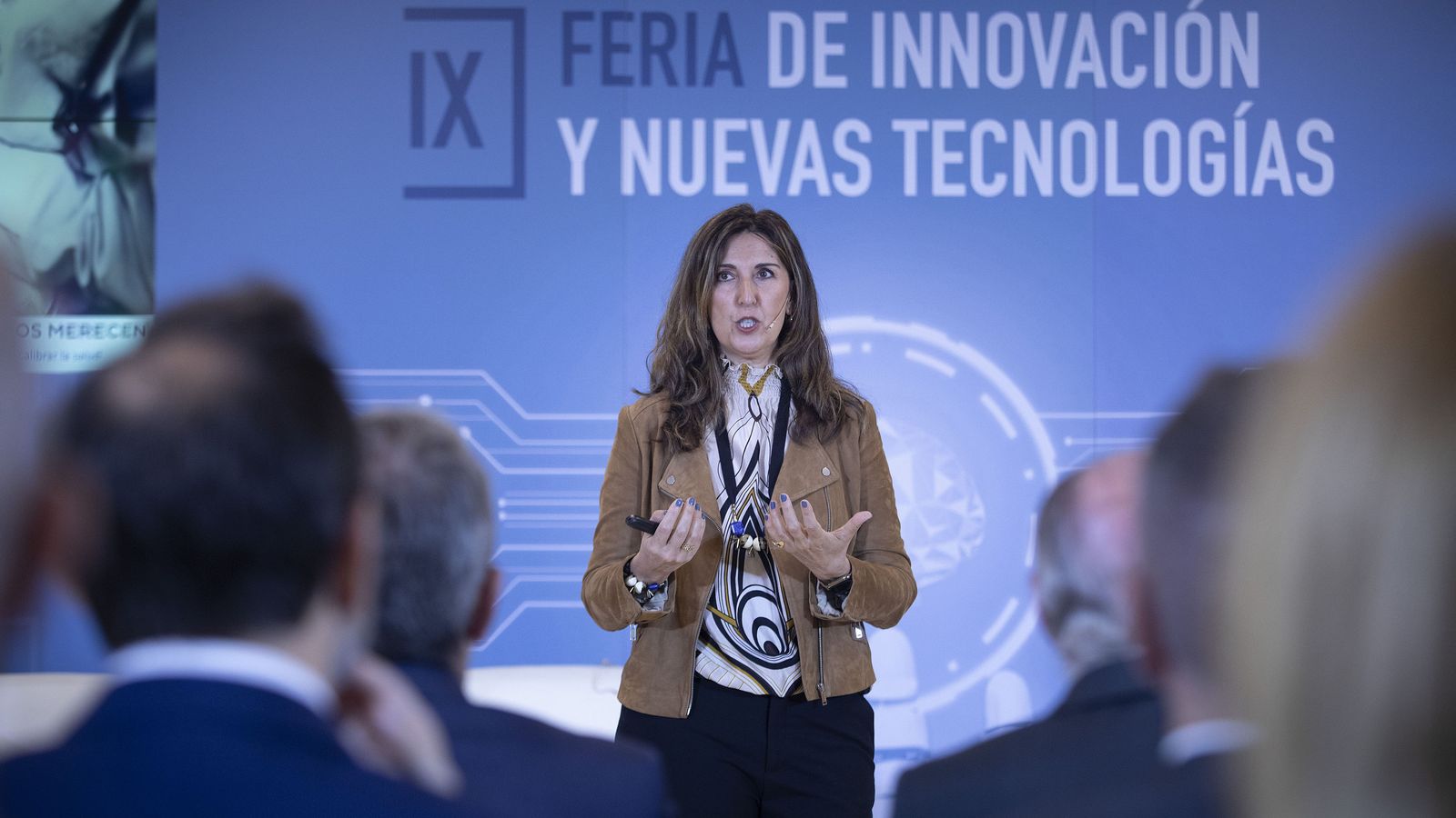 Inma Martinez, ayer en la Feria de Innovación y nuevas tecnologías.