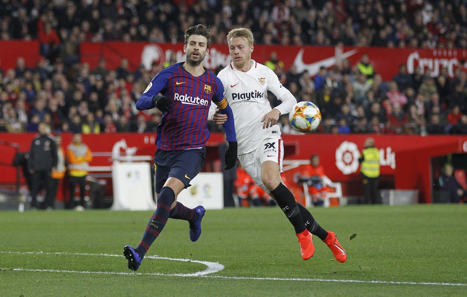 Las imágenes del Sevilla FC-Barcelona de Copa del Rey