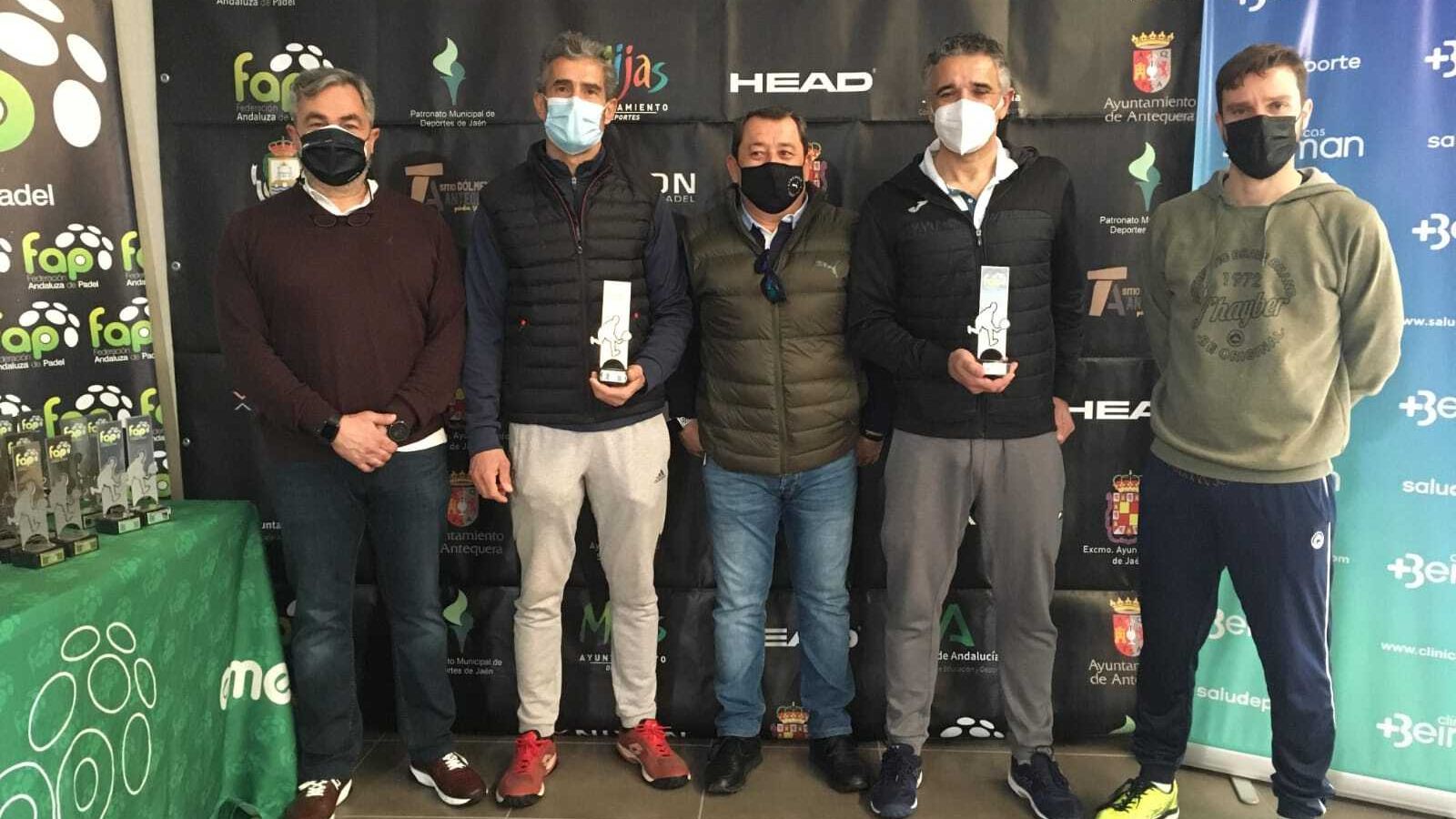 Ale Jiménez y Pedro Martín, subcampeones +50.