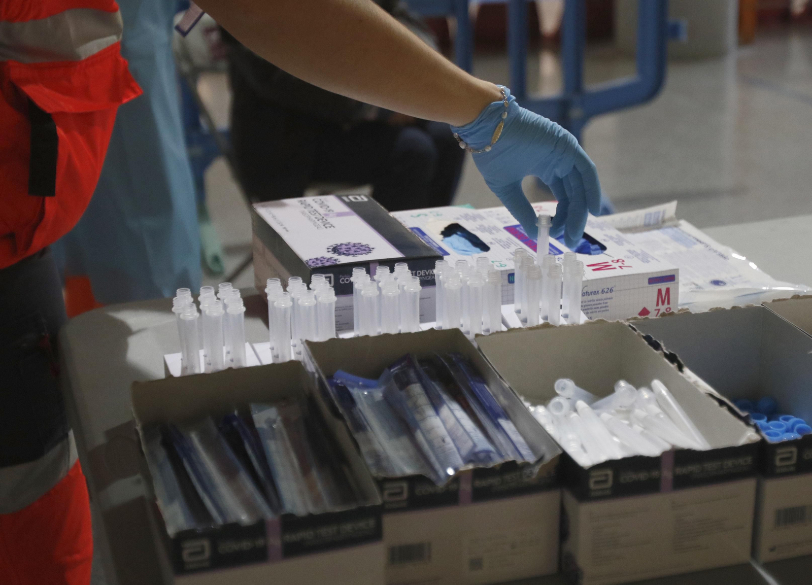 Las fotos del cribado en Vista Alegre