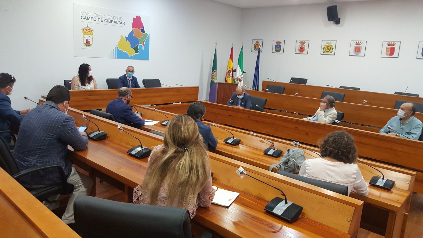 La reunión de Juan Lozano con el Grupo Transfronterizo.