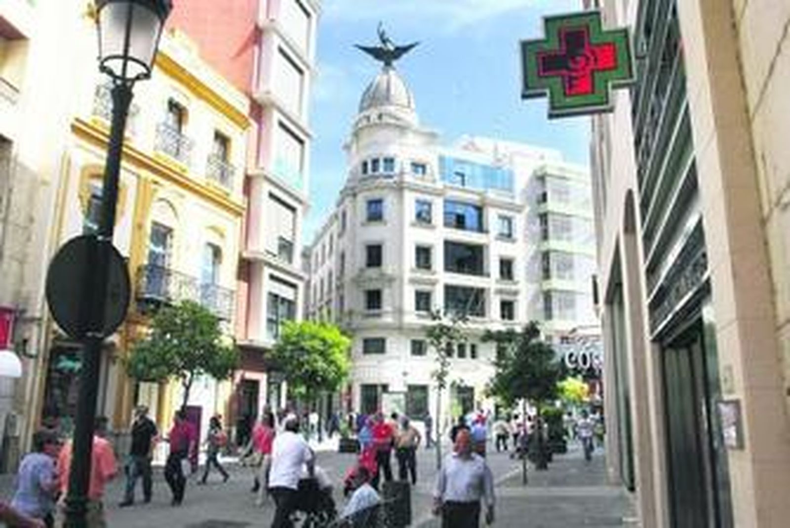 La Gerencia de Urbanismo, desde la calle Jesús Nazareno.