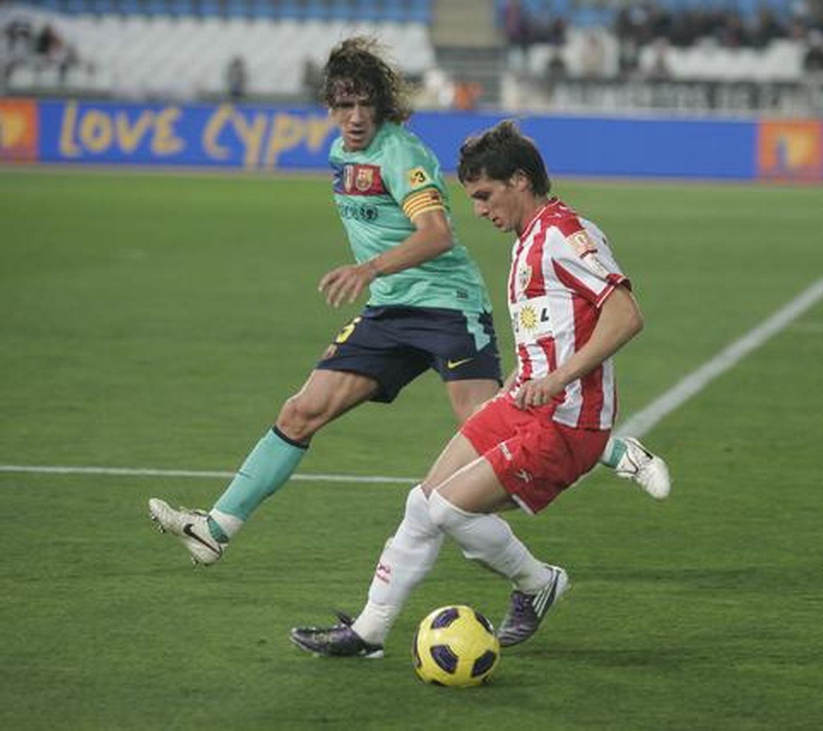 El Almería sufre una goleada histórica.

Foto: Javier Alonso