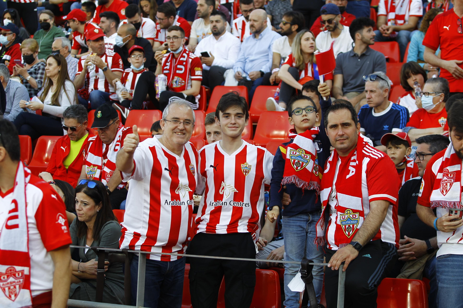 Imágenes del partido U.D. Almería-S.D. Amorebieta