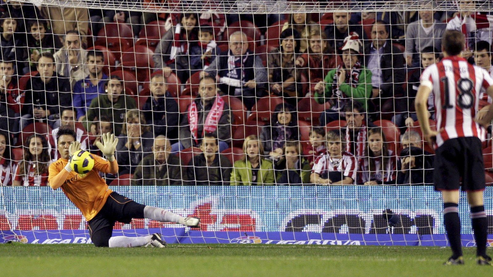 Diego Alves será recordado por ser el mejor parapenaltis de la Liga, con 22 atajadas en 48 lanzamientos