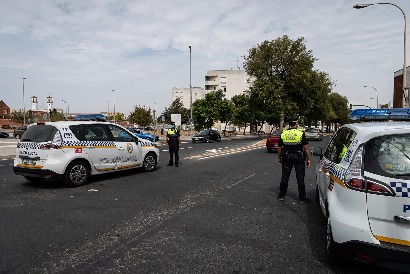 Imágenes de la reyerta ocurrida en la barriada de El Torrejón