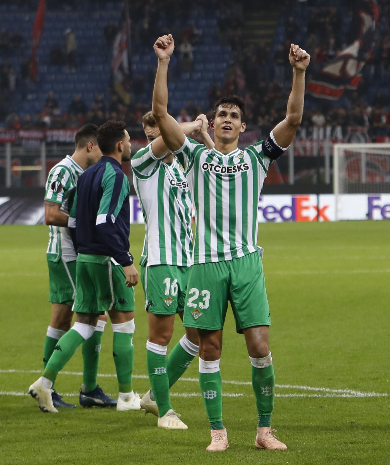 El Milan-Betis, en imágenes