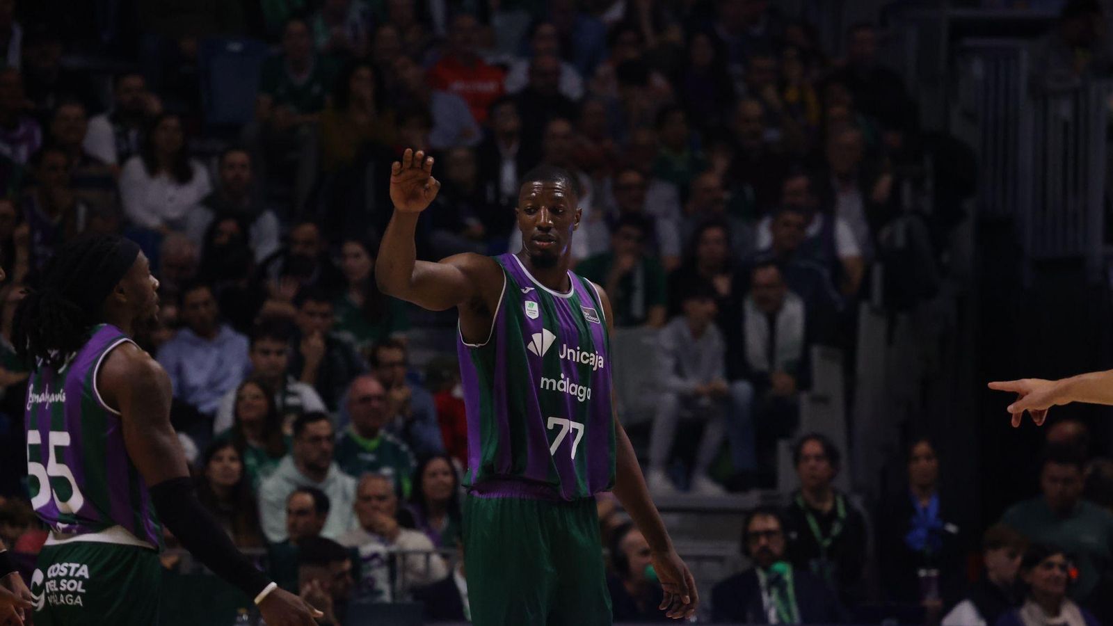 El Unicaja-La Laguna Tenerife, en fotos