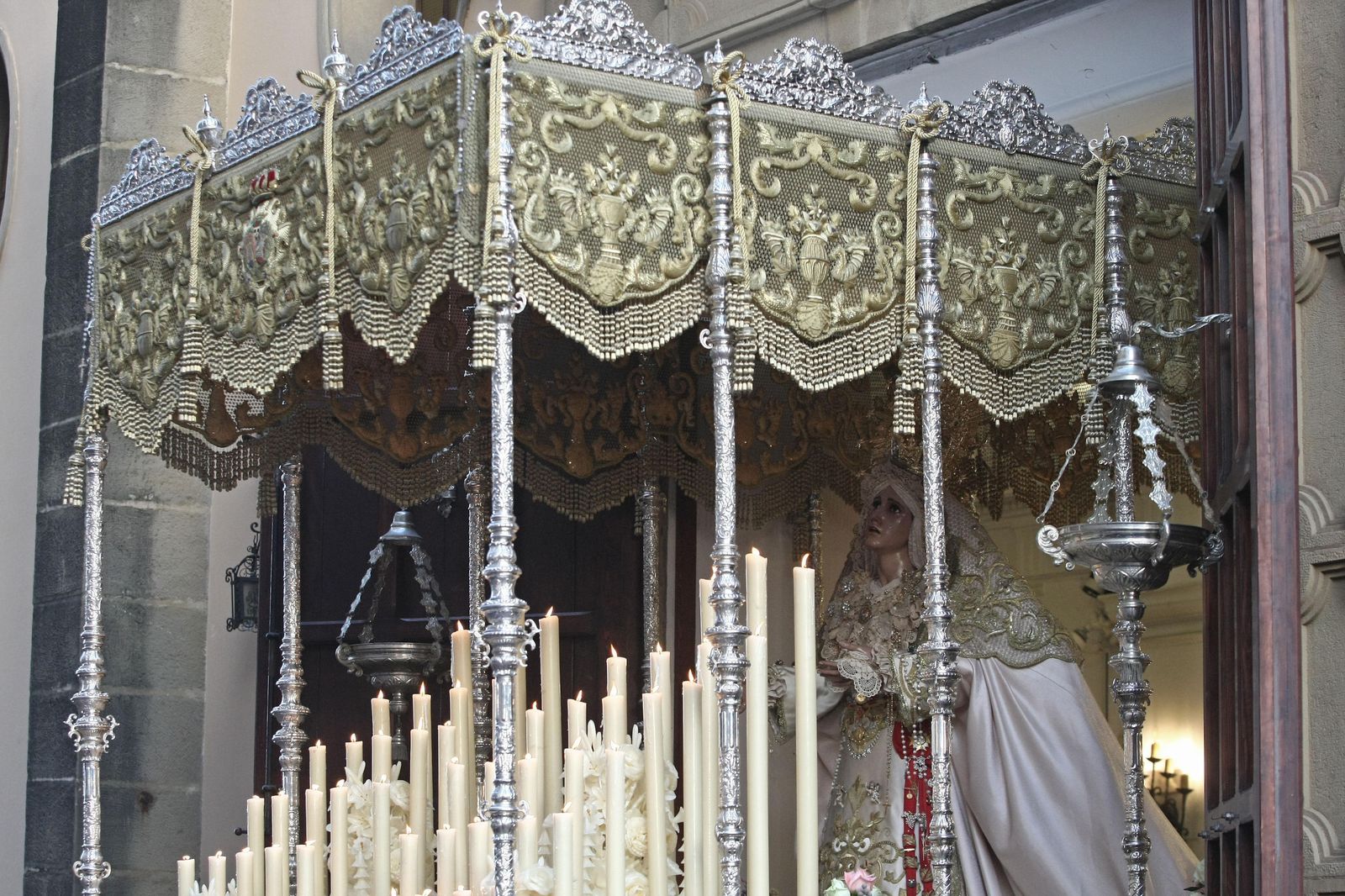 Imágenes del Lunes Santo en la comarca