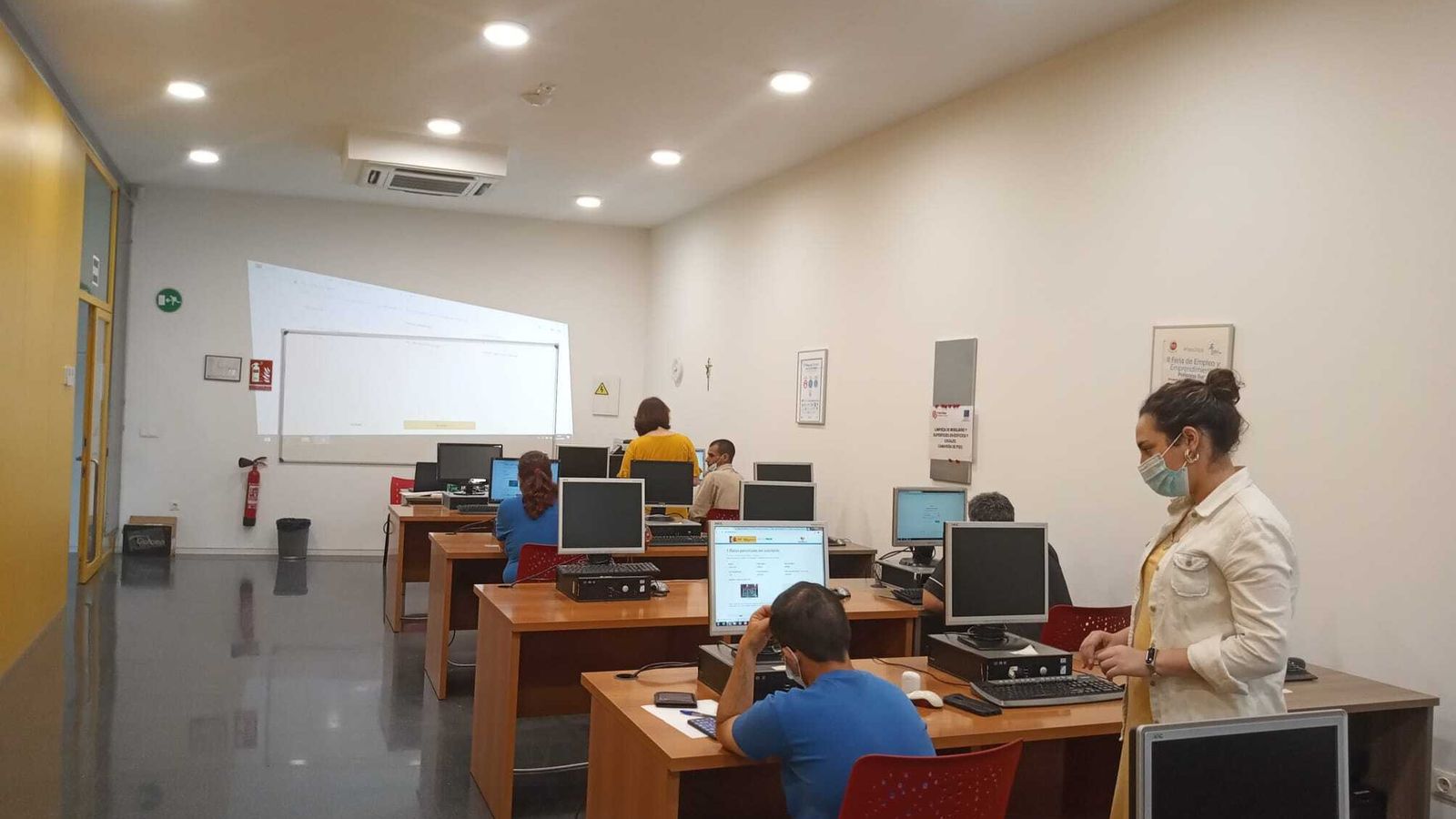 Uno de los módulos de formación de Cáritas.