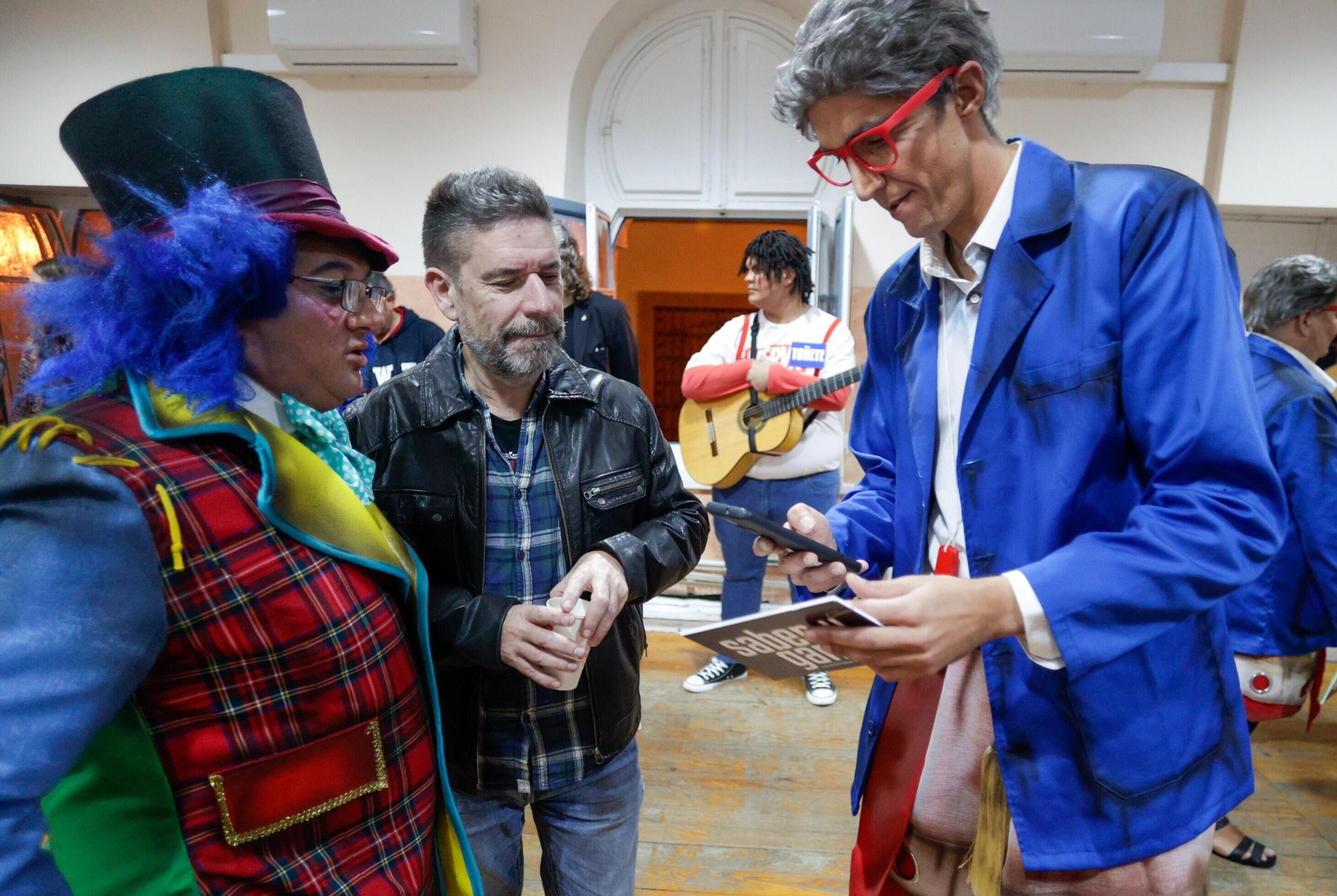 el ambiente de la novena sesión de preliminares