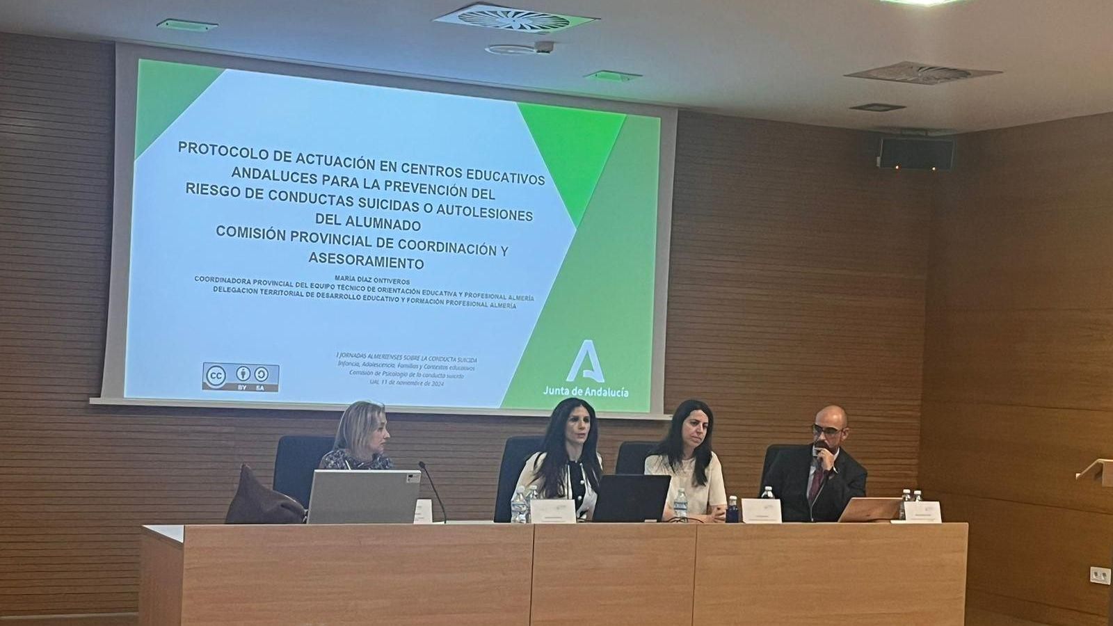 Ponencia sobre el protocolo de actuación en los centros educativos andaluces