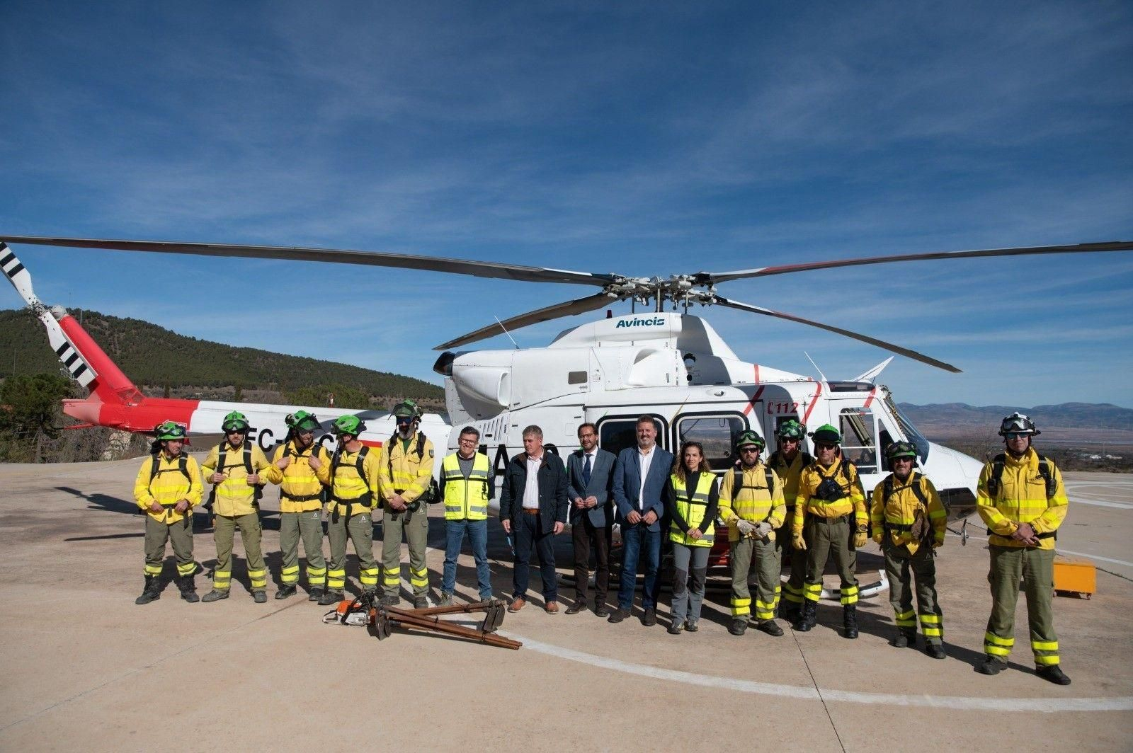 Imagen de archivo de la Brica de Jérez del Marquesado durante una visita de la Junta.