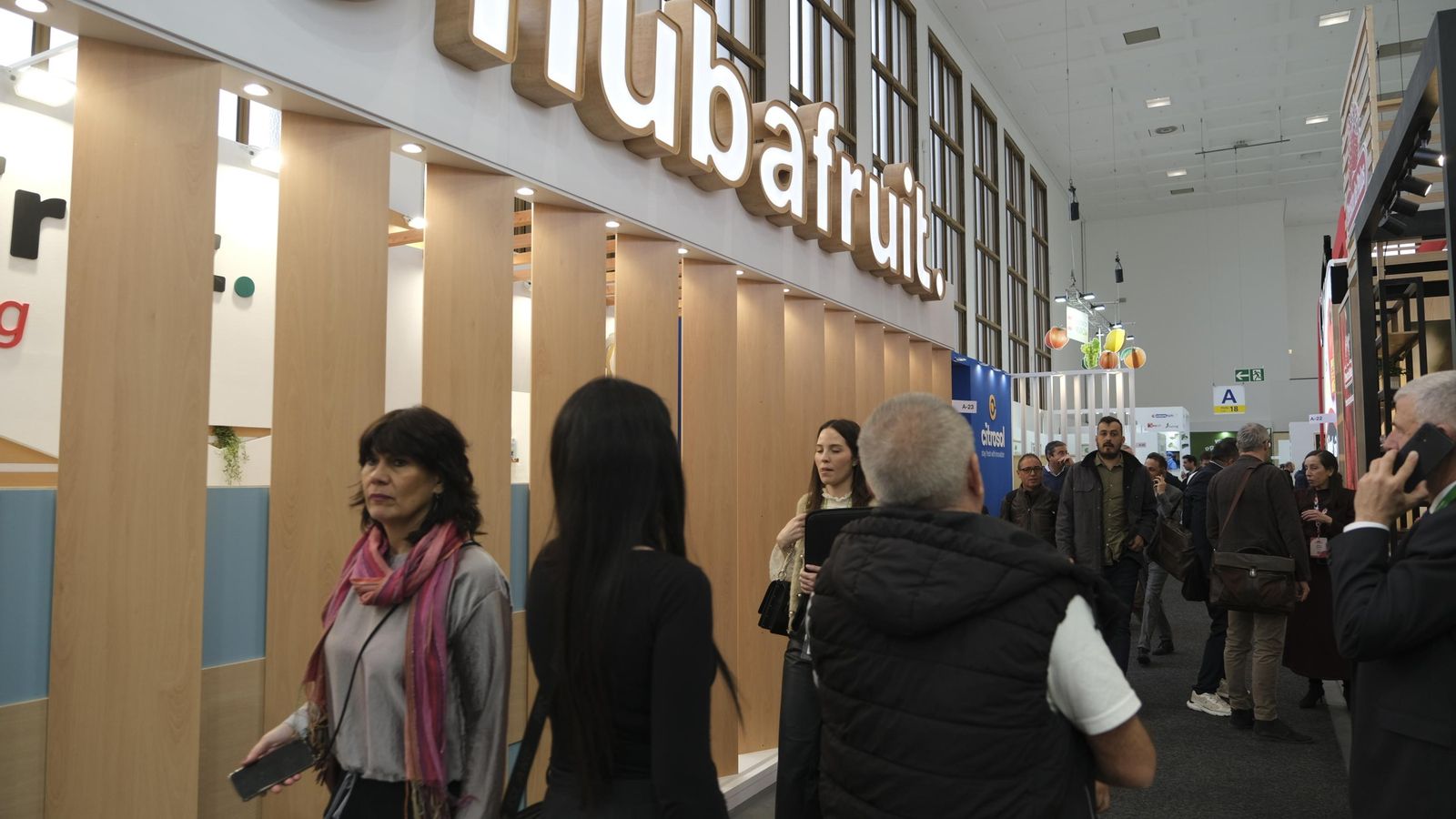 El estand de Onubafruit en Fruit Logistica.