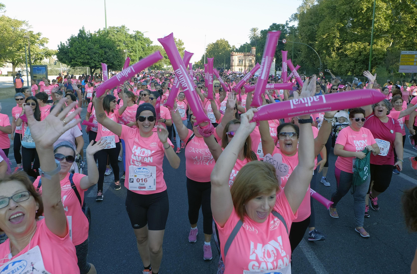 Las imágenes de la suspendida Carrera de la Mujer