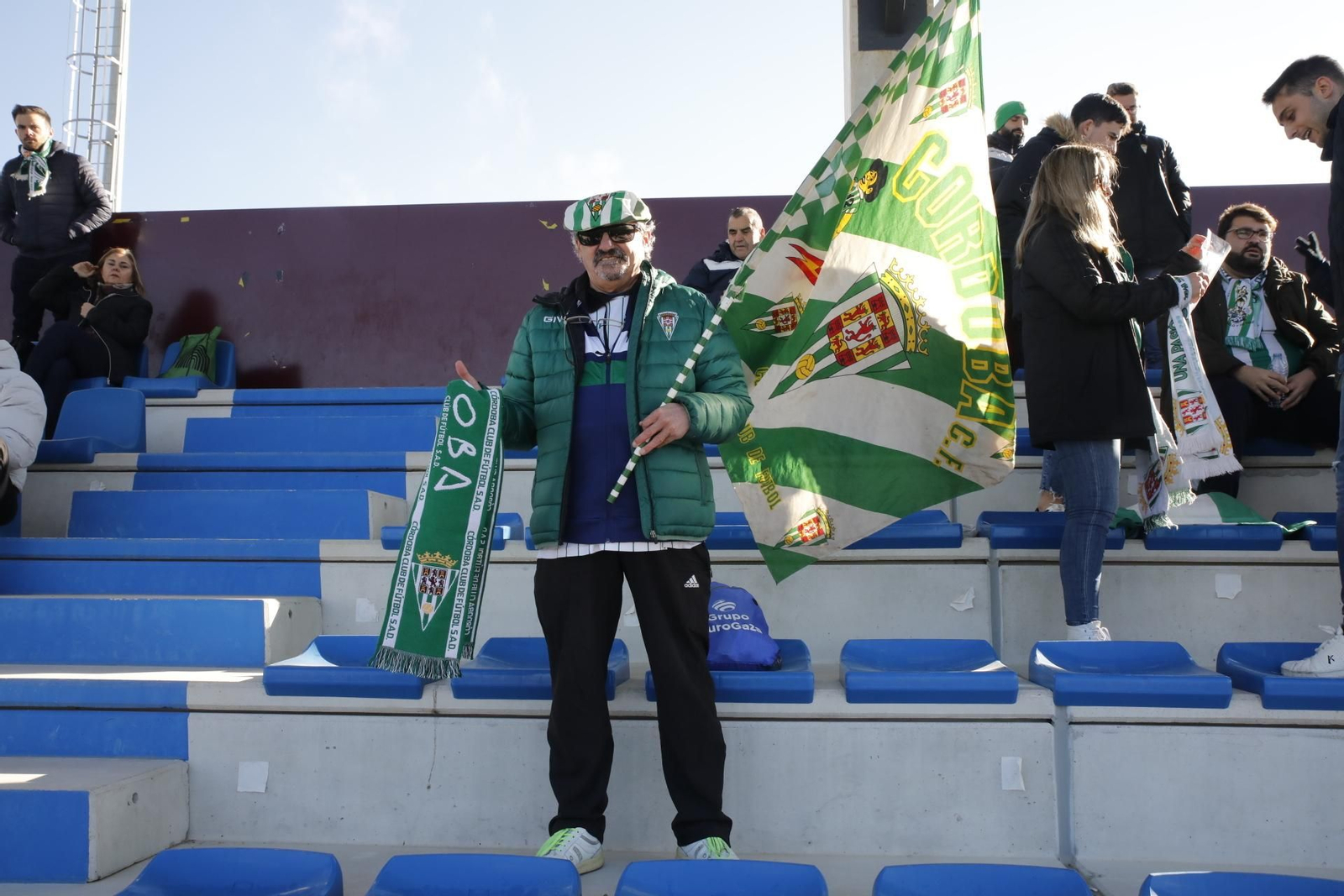 Las fotos de la afición del Córdoba CF en la visita a Unionistas
