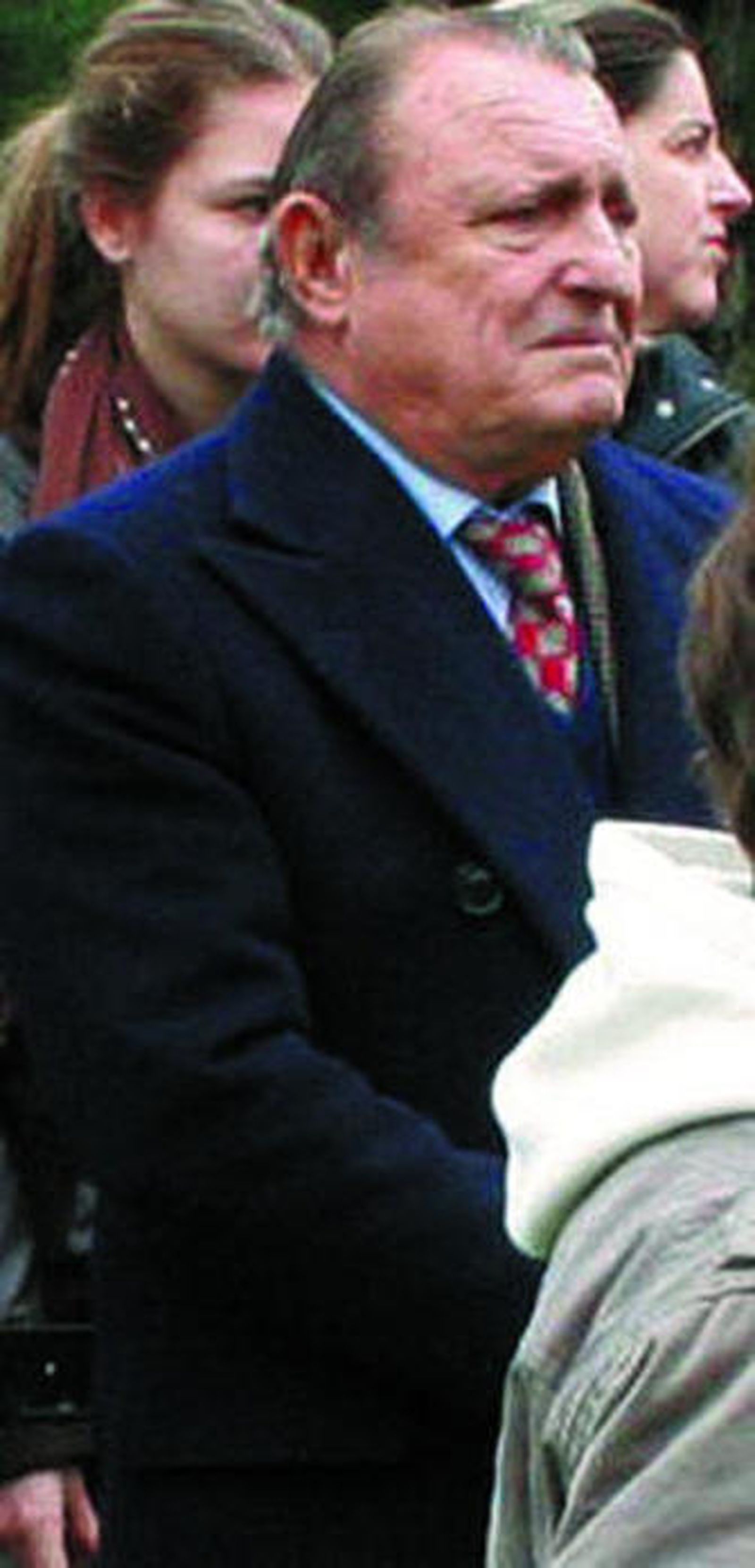 Fernando Terry, el pasado enero durante el homenaje a su madre.