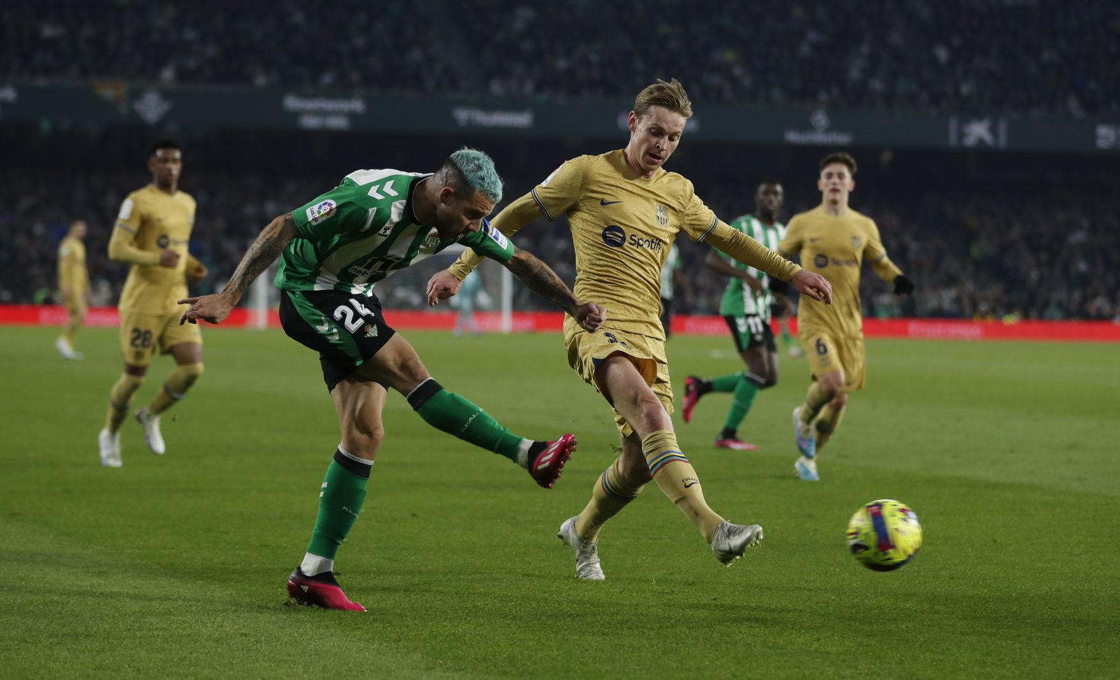 Las imágenes del Betis-Barcelona