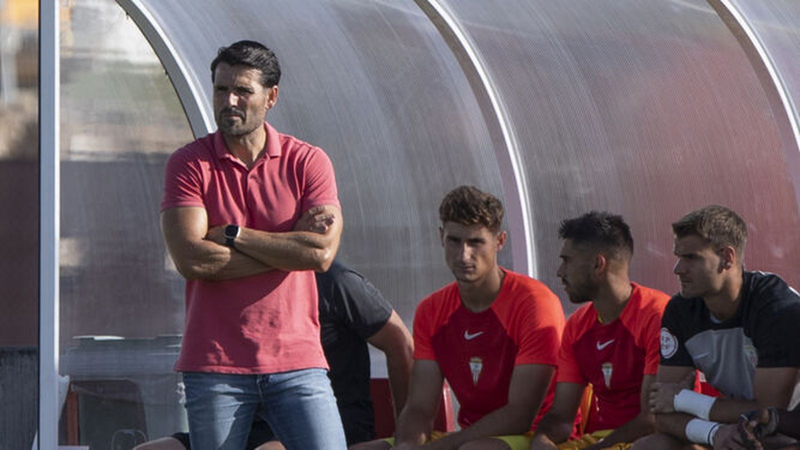 Lolo Escobar durante el encuentro