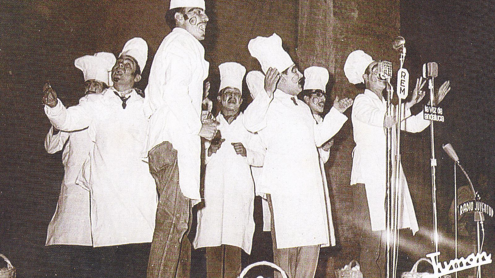 'Los hueveros', chirigota de Juan Poce tercer premio de 1965.