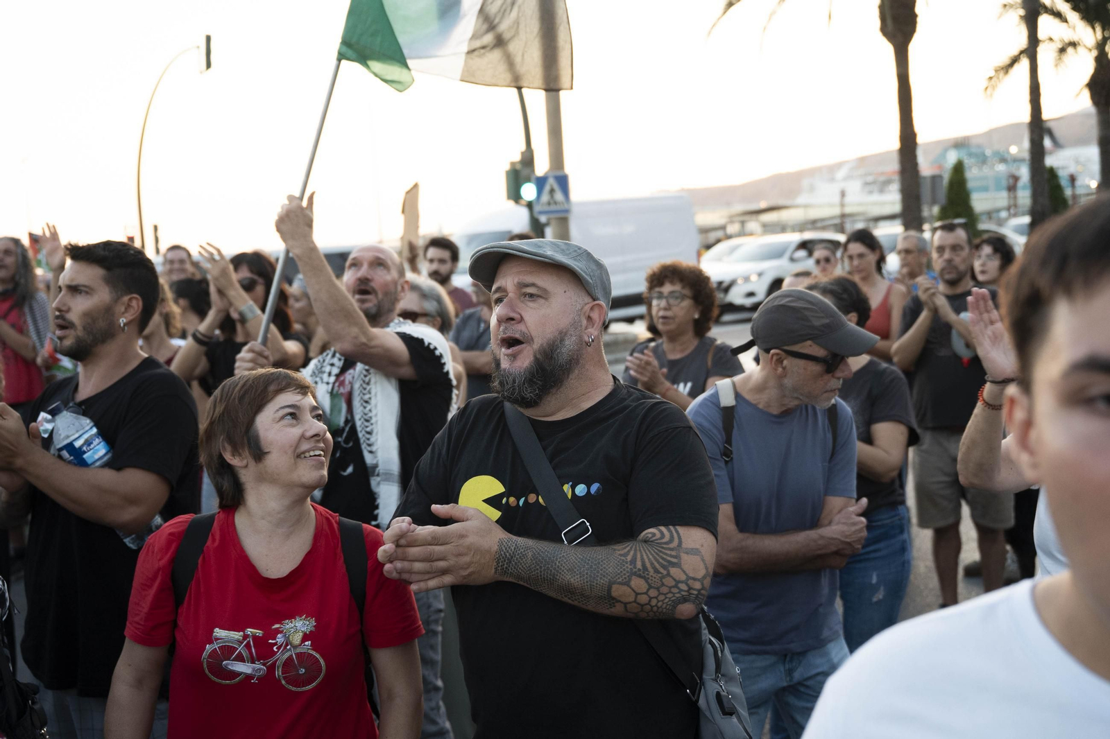 Manifestación convocada por la Plataforma Almería por Palestina