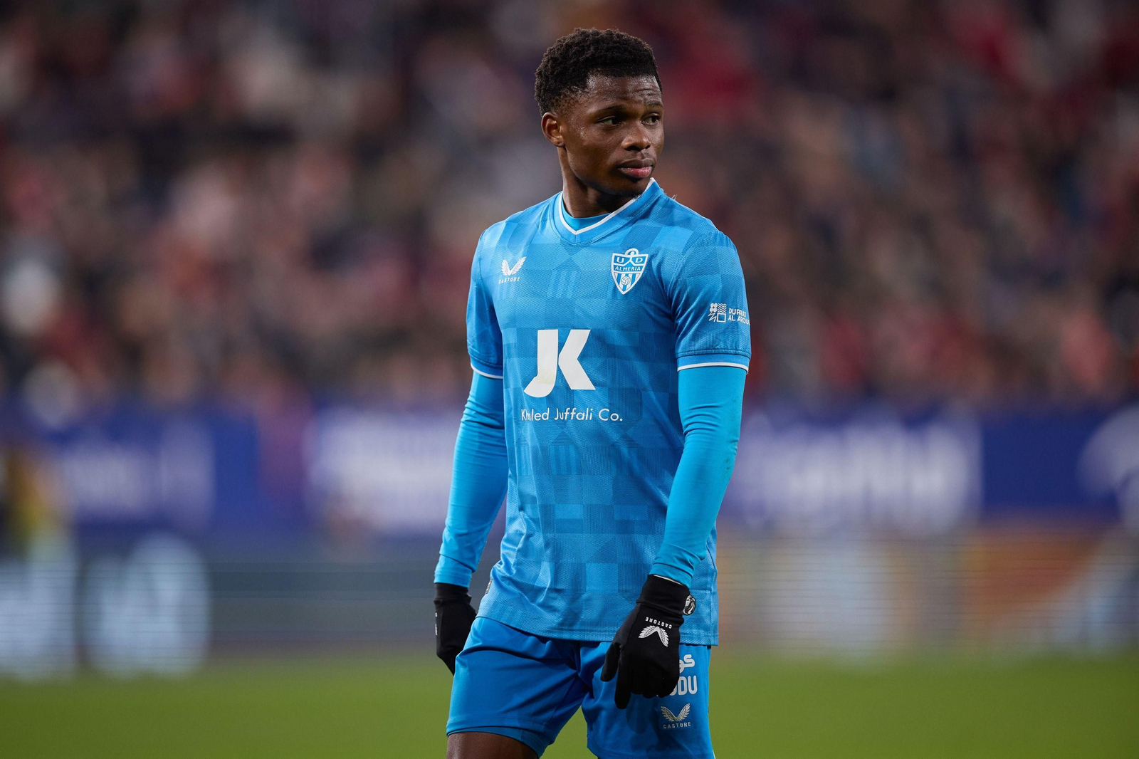 Largie Ramazani, contrariado en el duelo en El Sadar.