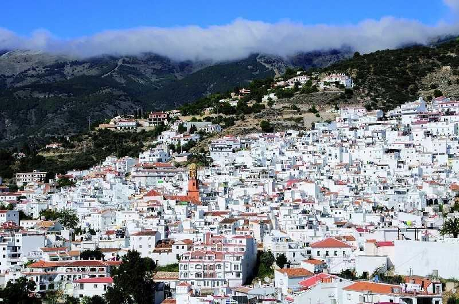 Vista de Cómpeta donde la Diputación de Málaga promueve un Museo del Aceite.