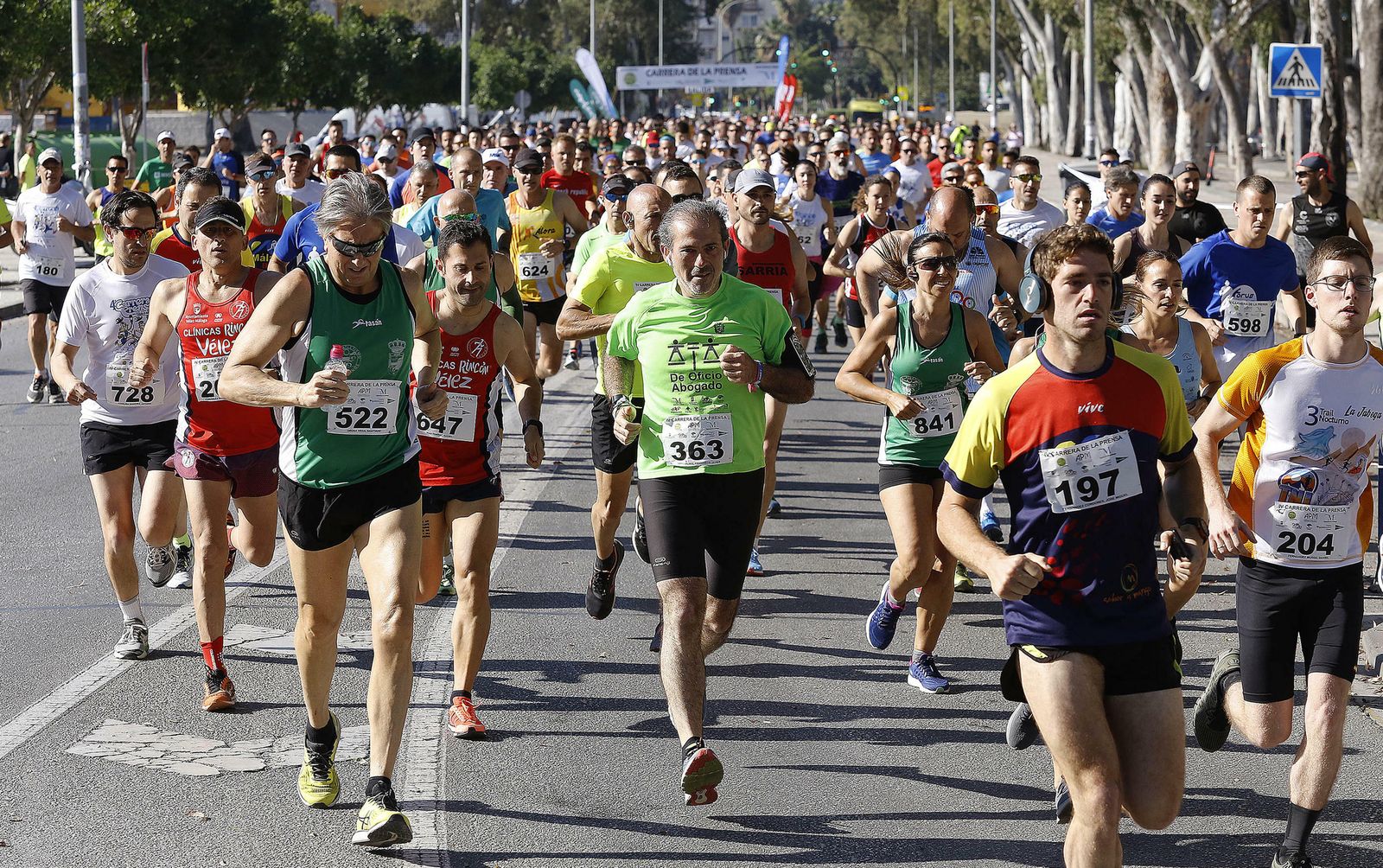 Las mejores fotografías de la Carrera de la Prensa de Málaga de 2019